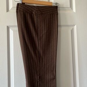 Sigrid Olsen wool pinstripes pants